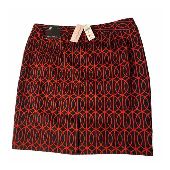 Banana Republic Women's‎ Skirt Size 12P Petite NWT Multi - Picture 1 of 8
